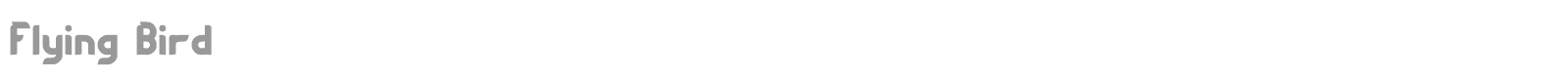 Flying Bird font preview